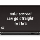 B1116 Auto Correct Funny Office Decal Sticker