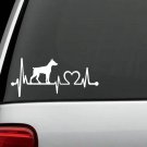 K1142 Doberman Pinscher Heartbeat © Dog Decal Sticker Car Truck SUV Van LAPTOP