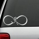 D1092 Run Girl Infinity Running 10K 5K 13.1 26.2 CAR TRUCK SUV DECAL STICKER Art