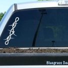 A1129 (3x) Barb Barbed Wire Decal Sticker Truck SUV Horse Cowgirl Cowboy tattoo