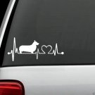 K1037 Pembroke Welsh Corgi Heartbeat© Decal Sticker for Car Truck SUV Van