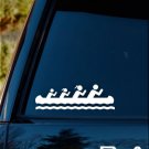 CANOE FAMILY DECAL STICKER for CAR TRUCK SUV VAN TRAILER BOAT KAYAK PADDLE CAMP