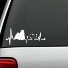 K1043 Shih Tzu Heartbeat Lifeline Dog Decal Sticker Car Truck SUV Van Surface