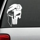 F1032 Molon Labe Helmet Punisher Special Ops Decal Sticker Car Truck SUV Surface