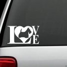 B1081 SCOTTY SCOTTISH TERRIER LOVE Decal Sticker