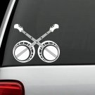 BANJO BLUEGRASS VINYL DECAL STICKER for CAR TRUCK SUV WINDOW LAPTOP WALL CASE