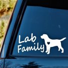 Lab Family Labrador Mom Dog Decal Sticker Labradoodle Gift Accessories *L1036