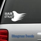 HAIR STYLIST #101 HAIR DRESSER SALON SCISSORS DECAL STICKER CAR TRUCK SUV Van