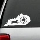 C1152 Kentucky Beagle Dog Chasing Rabbit Decal Sticker Hunting Gun Sights