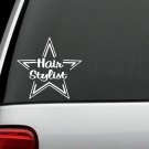 STAR HAIR STYLIST HAIRSTYLIST DECAL STICKER HAIRDRESSER SALON Laptop SUV VAN CAR
