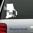 E1038 RHODE ISLAND HOME STATE Decal Sticker Car Truck SUV Van LAPTOP MIRROR