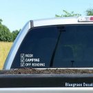A1074 BEER CAMPING OFF ROADING 4X4 FUNNY VINYL DECAL STICKER FOR MUD ATV FISHING
