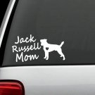 J1090 Jack Russell Terrier Dog Mom Decal Sticker Pet Gift Accessory Window Art