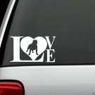 B1080 Pit Bull Pitbull Dog LOVE Decal Sticker