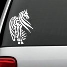 HORSE HAIR TRIBAL DESIGN WINDOW DECAL STICKER CAR TRUCK SUV Laptop Decal WALL
