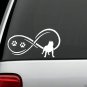 D1084 Pit Bull Infinity Love Pitbull Decal Sticker