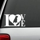 B1092 Pit Bull Pitbull Dog LOVE Decal Sticker for Car Truck SUV Van LAPTOP