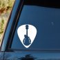 M1054 Mandolin Guitar Pick Decal Sticker Bluegrass Folk Music Window Laptop Art