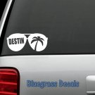 B1061 DESTIN FLORIDA VACATION AVIATOR Decal Sticker for Car Truck Laptop Mac Art