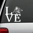 D1085 SALUKI AFGHAN HOUND LOVE Decal Sticker for Car Truck SUV Van ARISTOCRAT