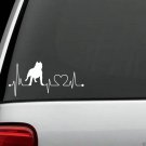 K1004 Pit Bull Pitbull Heartbeat© Lifeline Monitor Dog Decal Sticker Art Mom Dad