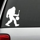 B1139 Bigfoot Sasquatch Banjo Decal Sticker Hiker hiking camper camping tent