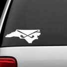 NORTH CAROLINA GOLF CLUB DRIVER IRON DECAL STICKER CAR TRUCK AUTO SUV GOLF CART