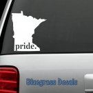 G1020 MINNESOTA HOME STATE PRIDE Decal Sticker Car Truck SUV Van LAPTOP MIRROR