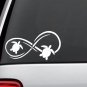 2-Count Sea Turtle Infinity Decal Sticker for Car Truck SUV Laptop Gift *J1054a
