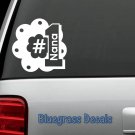 A1127 Nana Grandma decal sticker for car truck suv van laptop salon spa art gift