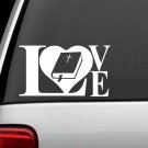 L1019 Bible Love Decal Christian Faith Religion Church Sunday Gift Accessory Art