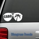 D1059 CABO VACATION AVIATOR Decal Sticker Car Truck Laptop Mac Art BEACH SUN ART