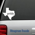 G1041 TEXAS HOME STATE PRIDE Decal Sticker Car Truck SUV Van LAPTOP SURFACE MAC