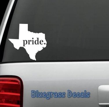G1041 TEXAS HOME STATE PRIDE Decal Sticker Car Truck SUV Van LAPTOP SURFACE MAC