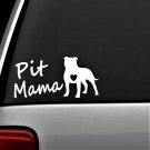 2-COUNT Pit Mama Pit Bull Pitbull Dog Decal Sticker m1103 Car Truck SUV Pit Mom