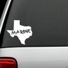 J1032 TEXAS USMC MARINE HOME STATE Decal Sticker Car Truck SUV Van LAPTOP