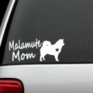 M1127 Malamute Mom Decal Sticker Auto Window Art Pet Gift Accessory