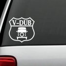 C1121 VW  Volkswagen Van Camper Bus Decal Sticker for Camping Camp Hike Hiker