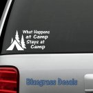 A1062 CAMPER HIKING CAMPING Decal Sticker for Car Truck SUV Van LAPTOP TENT ART