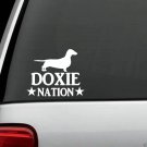 B1095 Doxie Nation Dachshund DOG DECAL STICKER for CAR TRUCK SUV LAPTOP Weiner