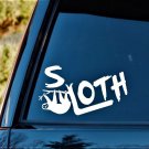 2-COUNT Sloth Decal Sticker for Car Truck SUV Van Laptop *L1060 Gift Accessory