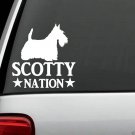B1097 SCOTTY NATION SCOTTISH TERRIER LOVE Decal Sticker for Car Truck SUV LAPTOP