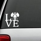 C1086 Lobster Love Decal Sticker Maine State Me Tshirt Car Truck SUV Boat Laptop