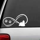 B1113 Shih Tzu Infinity© Love Dog Decal Sticker Car Truck SUV Van Laptop Mac
