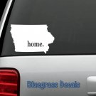 E1010 IOWA HOME STATE Decal Sticker Car Truck SUV Van LAPTOP MIRROR GATOR ART