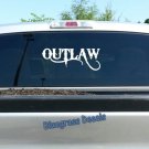 D1046 9-Inch OUTLAW DECAL STICKER TRUCK SUV VAN LAPTOP BOAT SURFACE WESTERN ART