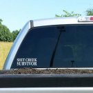 CREEK SURVIVOR HUMOR Decal Sticker car truck suv van Electric laptop art FUNNY