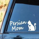 L1040 Persian Mom Decal Sticker Cat Kitten Ragdoll Tabby Calico Birman Pet Gift