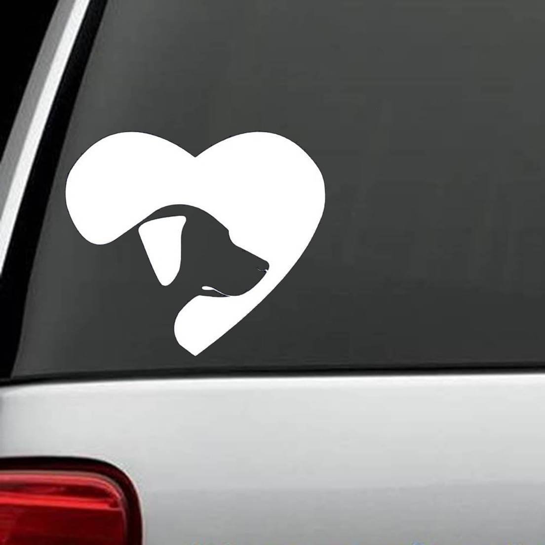 LABRADOR RETRIEVER DOG DECAL STICKER CAR TRUCK SUV VAN SHELTER PUPPY LAPTOP
