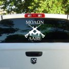 2-Count MOLON LABE 12" X 12"  AR15 M16 GUN Sticker VINYL Decal 300 Spartans